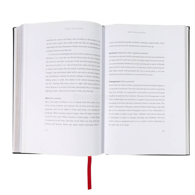 High Quality Fiction Novel Story Book Leather Cover Books Printing with Sprayed Edges