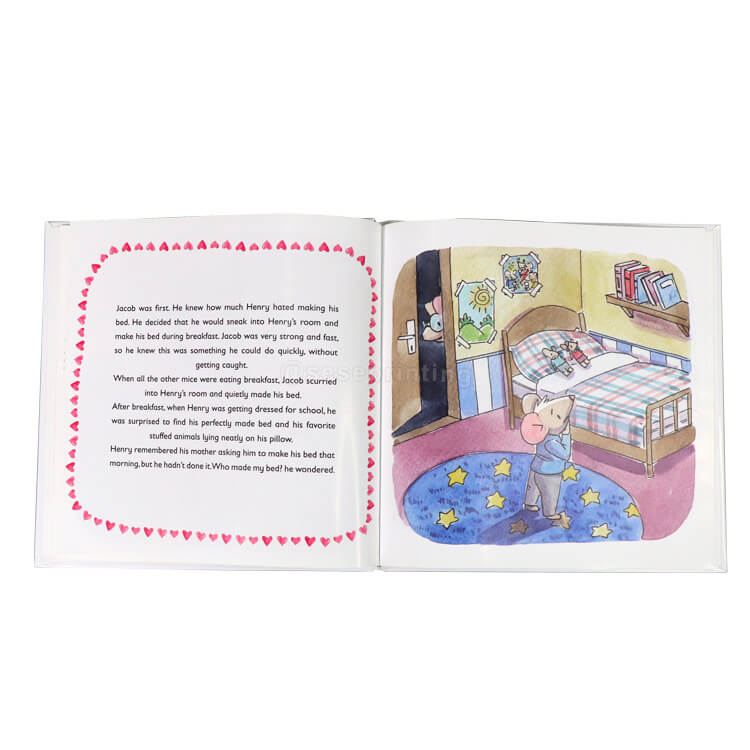 Custom Services Children Book Printing Hardcover Illustration Book