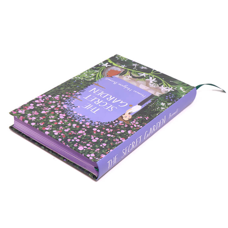 Custom Secret Garden Story Book Printing Novel Books Sets Manufacturer with Slipcase