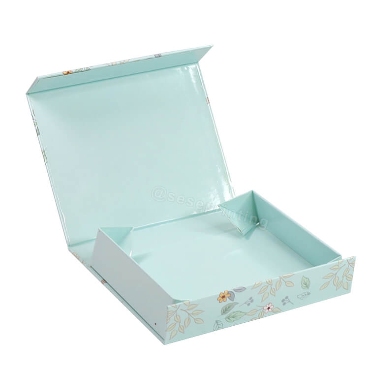 Custom Foldable Magnetic Box Cardboard Paper Packaging Book Shape Box