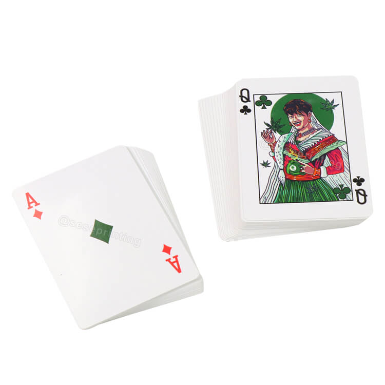 Custom Front and Back Both Sides Playing Cards Printing Poker Card Game