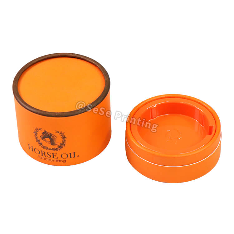 Cylinder Tube Essential Oil Packaging Custom Printing Rigid Cardboard Round Tube Box Gift Box