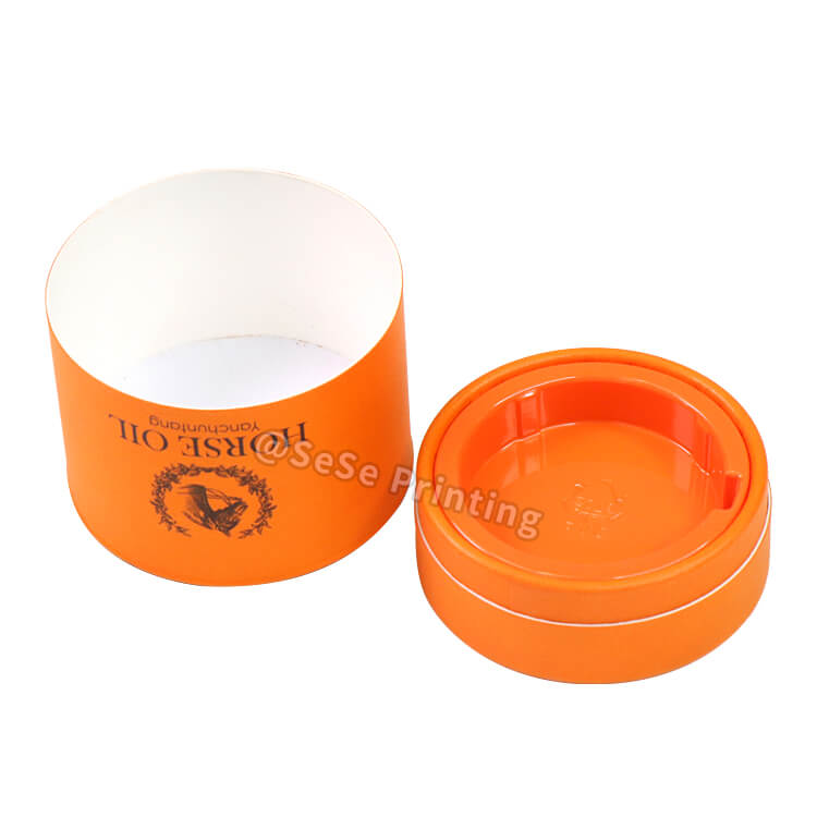 Cylinder Tube Essential Oil Packaging Custom Printing Rigid Cardboard Round Tube Box Gift Box