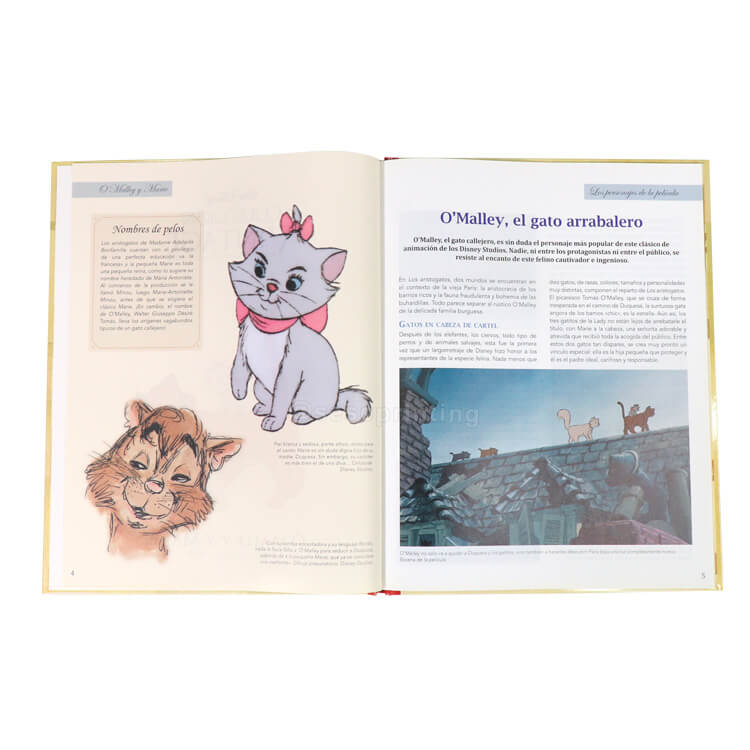 Custom Coloring Hard Cover Book Printing Service Children Story Book for Kids