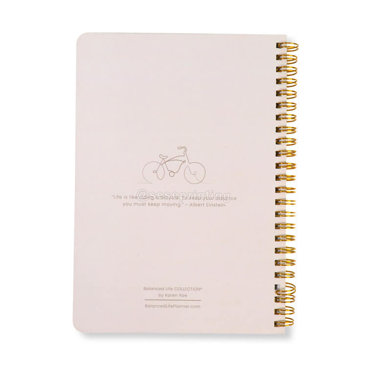 Custom Print Soft Cover Notebook Sublimation Planners and Notebooks Custom Spiral Notebook Journal