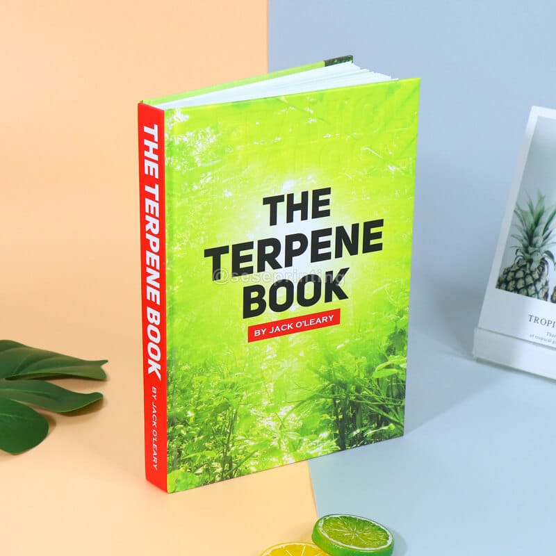 Custom Hardcover Educational Books the Terpene Book Textbook with Embossed Logo Printing