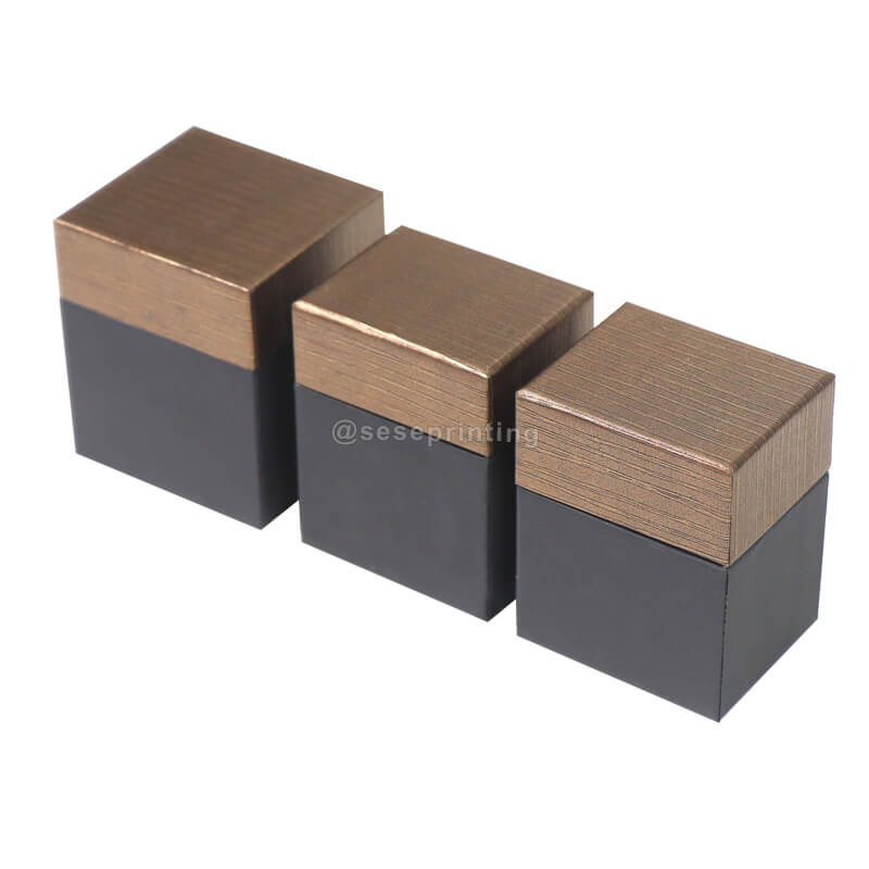 Custom Luxury Brown Cardboard Printing Packaging Paper Watch Boxes Gift Paper Packaging Jewelry Box Lid and Base Box