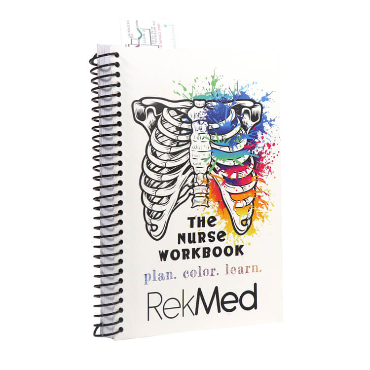 Customize Design Your Spiral Bound Nurse Planner Workbook Nurse Journal with Stickers