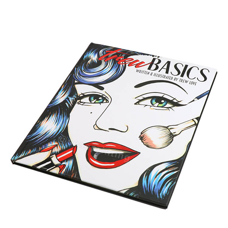 Professional Customized Book Printing Services Hardcover Makeup Textbook Printing