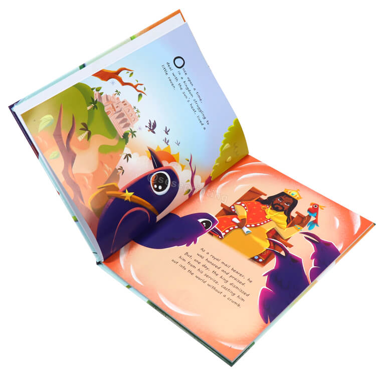 Custom Book Publisher Services Colorful Attractive Children Book Printing Hardcover