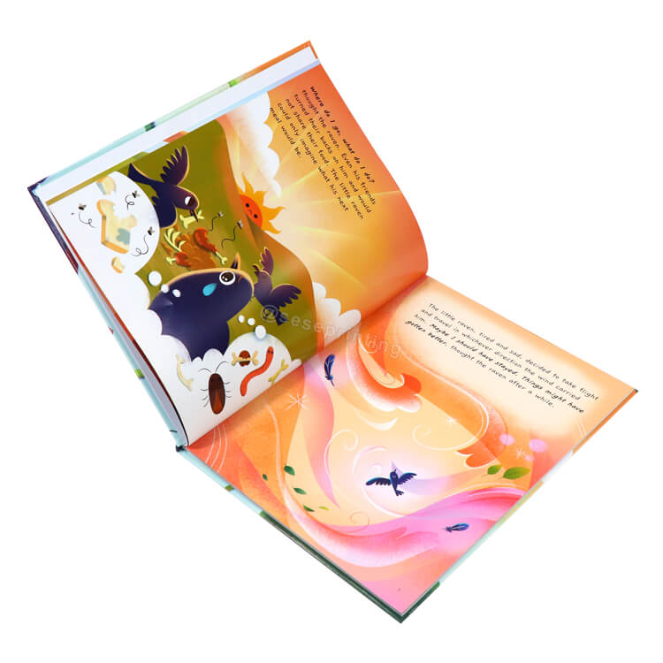 Custom Book Publisher Services Colorful Attractive Children Book Printing Hardcover