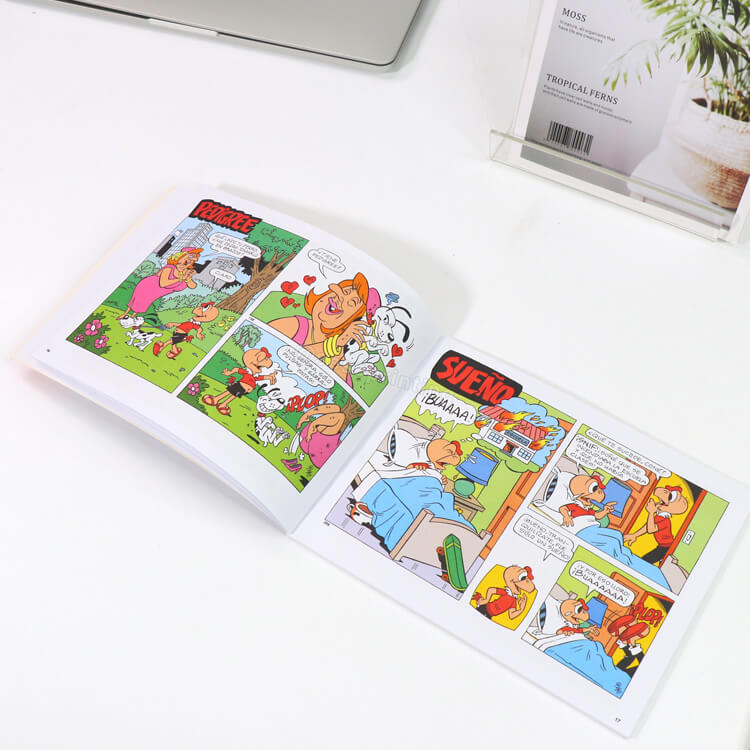 High Quality Custom Book Printing Service Softcover Comic Manga Book Printing