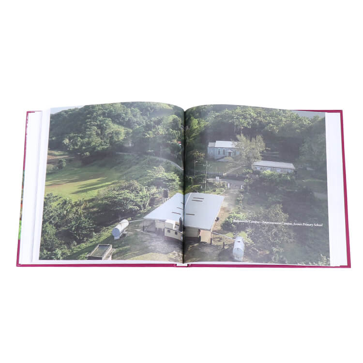 Full Color Linen Cover a Story of Enterprise and Opportunity Book Printing Custom Hardcover Book