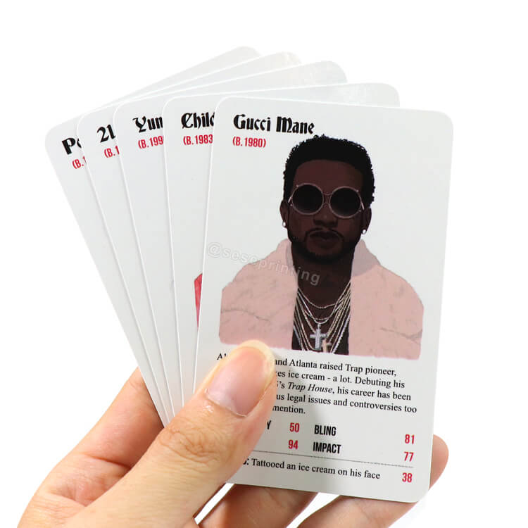 Printing Playing Card Game Custom Playing Cards Front and Back