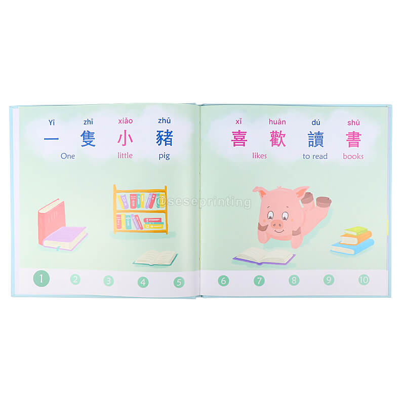 Book Manufacturer Customized Kid Story Book Hardcover Picture Books for Children