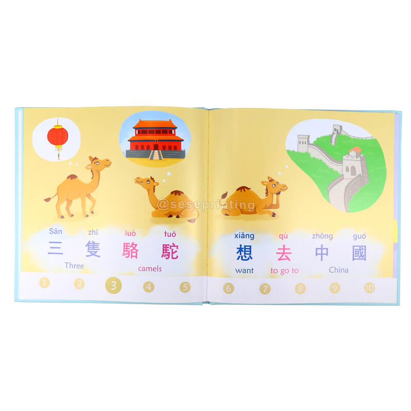 Book Manufacturer Customized Kid Story Book Hardcover Picture Books for Children