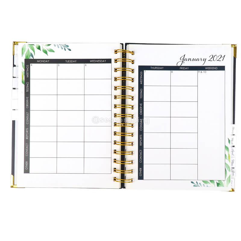 Custom To Do List Notebook Academic Planner Weekly Monthly Organizer School Psychologist Planner with Tabs