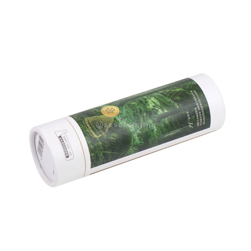 Eco Friendly Cardboard Round Paper Cylinder Packaging Box Custom Cosmetic Tube Box Packaging