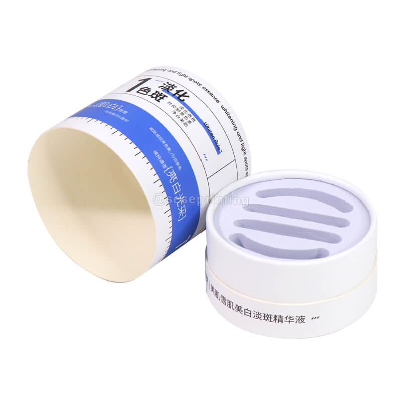 Luxury Paper Round Cardboard Tubes Custom Printed Tube Box with Clear Pvc Window