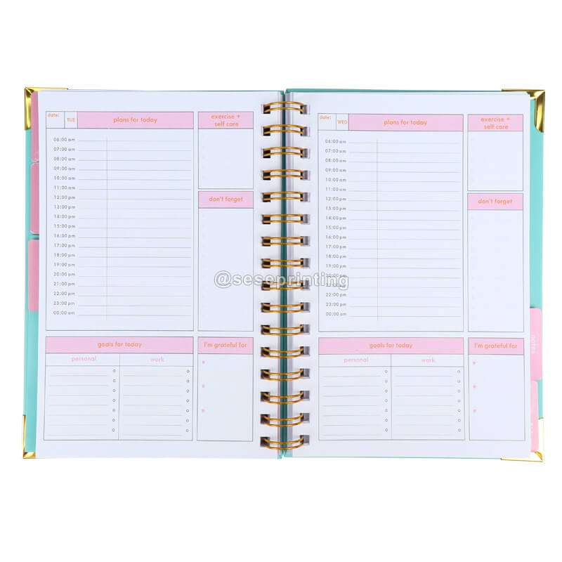 Custom My Own Planner Goal Journal Undated Planner Diary Planner with Sticker