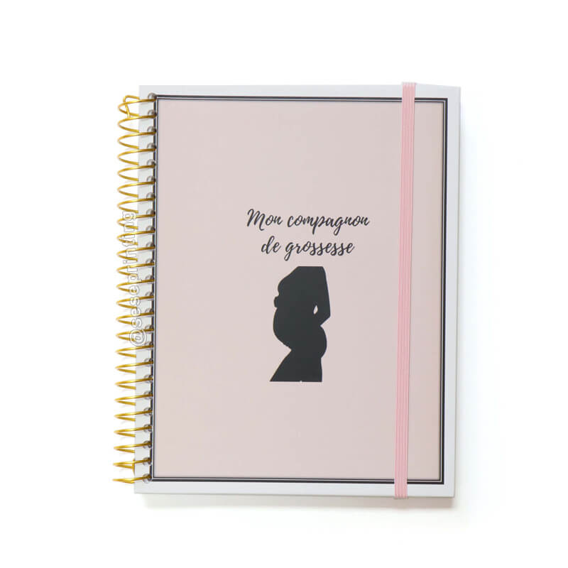 Custom Planner Spiral Pregnancy Journal Monthly Agenda Planner