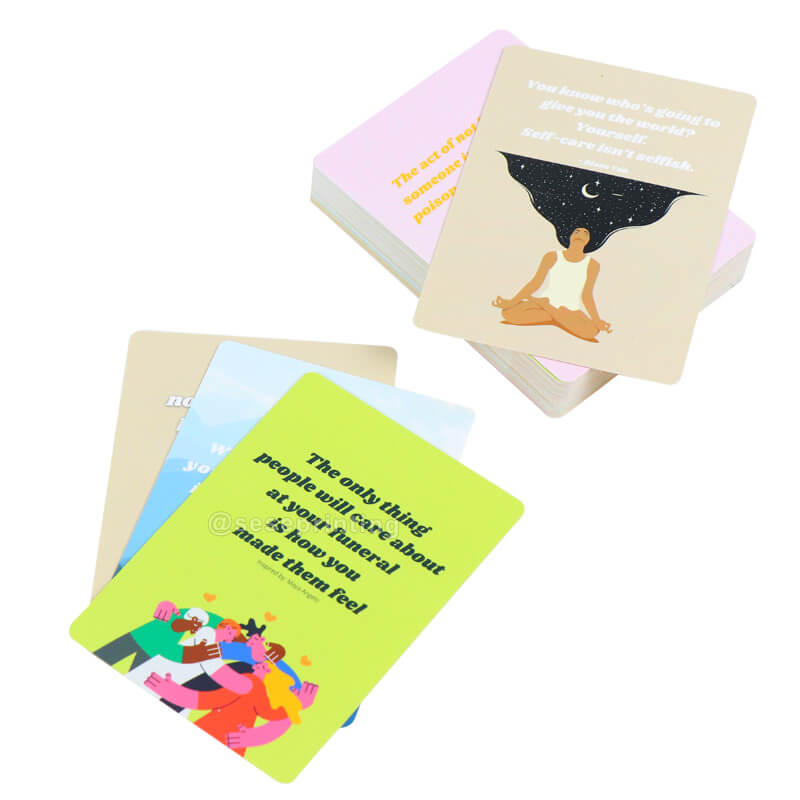 Custom Inspirational Motivational Positive Affirmation Cards Positivity Cards