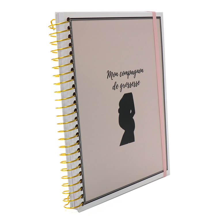 Custom Planner Spiral Pregnancy Journal Monthly Agenda Planner