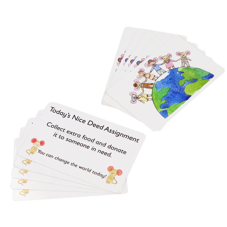 Custom Family Playing Card Paper Card Game Design Your Own Affirmation Cards