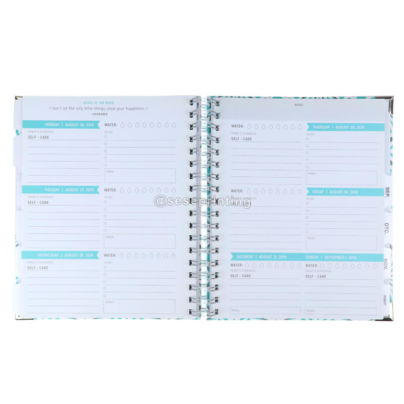 Custom Weekly Planner Printing Self Care Journal Happy Planner