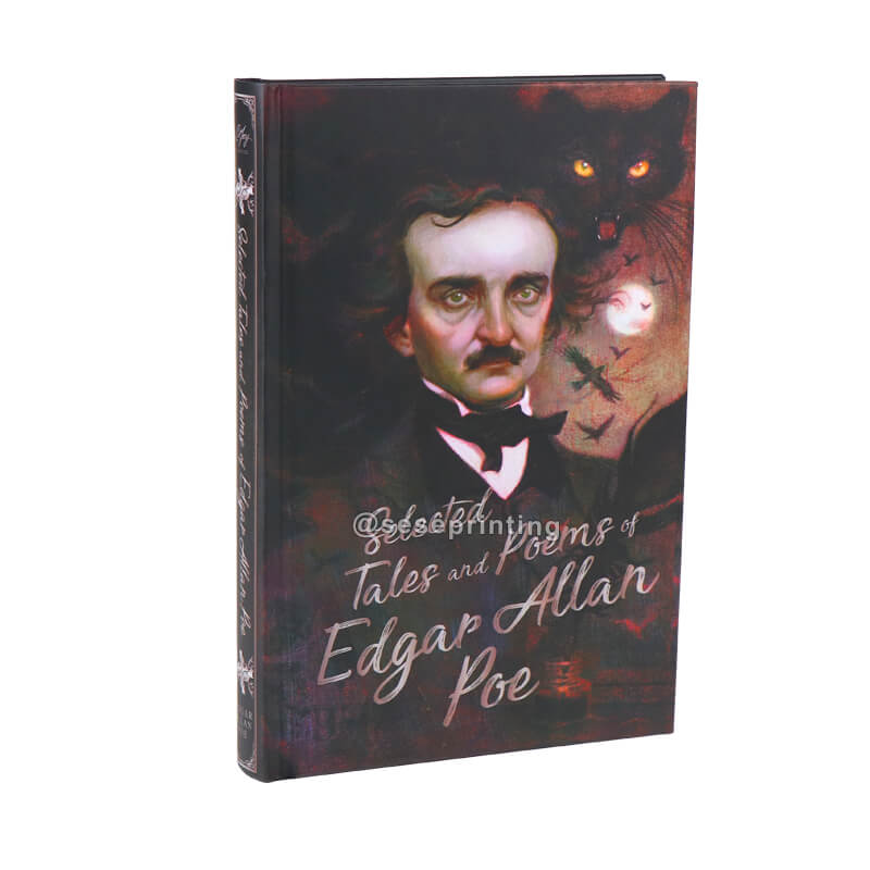 Customized Books Edges Printing English Hardback Books with Handmade Sprayed Edges