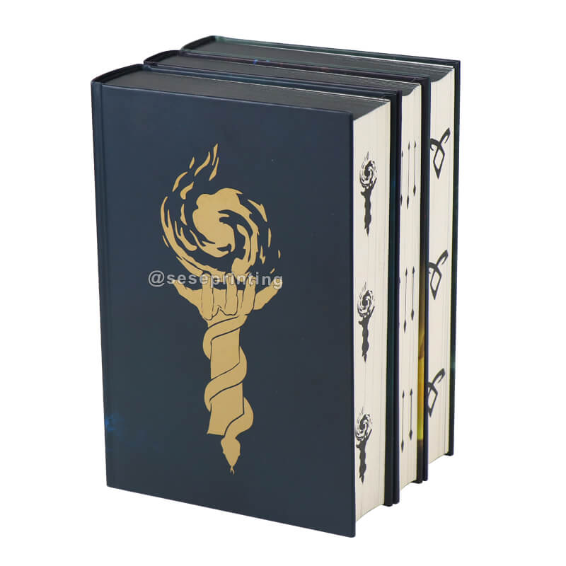 Customized Personal Self-publishing Hardcover Book Printing Sprayed Edges Novel Book Printing