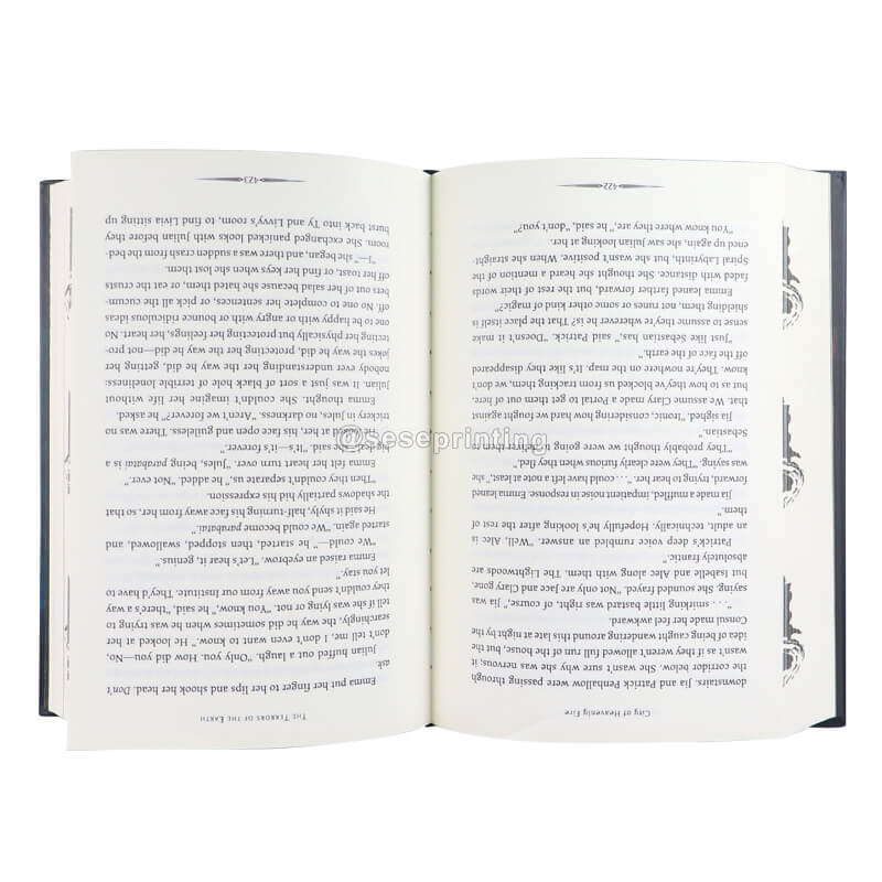 Customized Personal Self-publishing Hardcover Book Printing Sprayed Edges Novel Book Printing