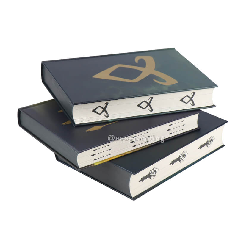 Customized Personal Self-publishing Hardcover Book Printing Sprayed Edges Novel Book Printing