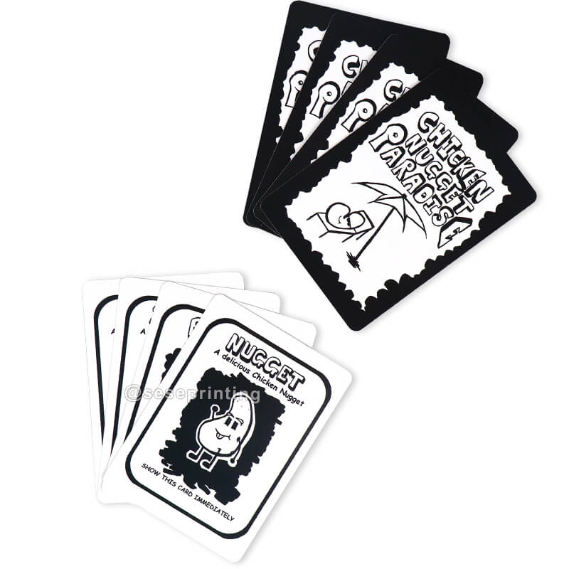 Custom Printed Cheap Playing Game Card Pattern Flash Cards Learning Flashcards for Kids