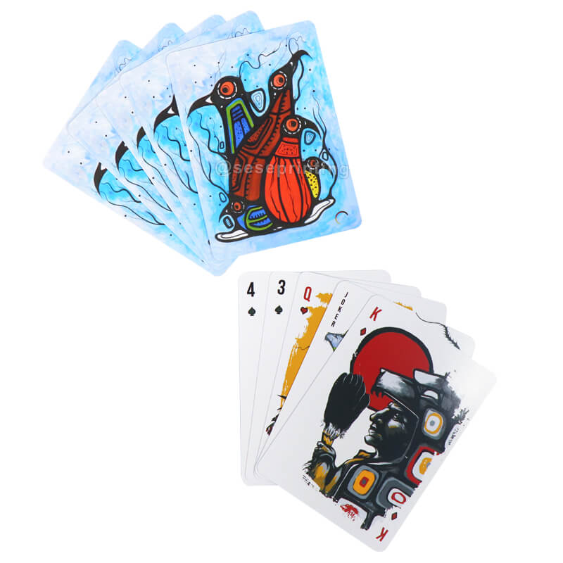 Custom 52 Playing Card Set Paper Poker Card Design Your Own Playing Cards