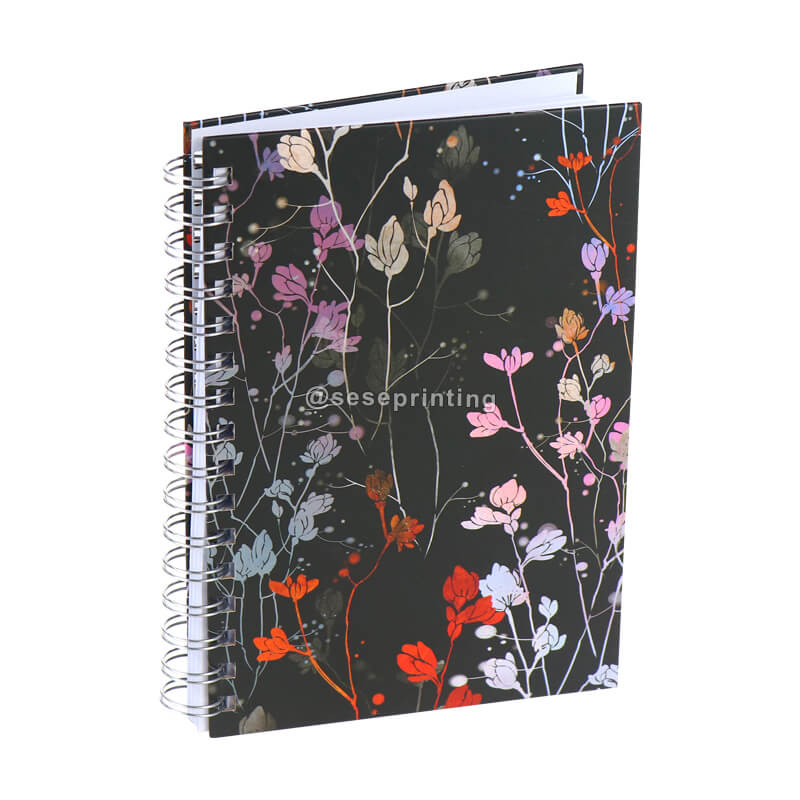 A5 Wire Binding Notebook Hardcover Journal Custom Diary Spiral Notebooks