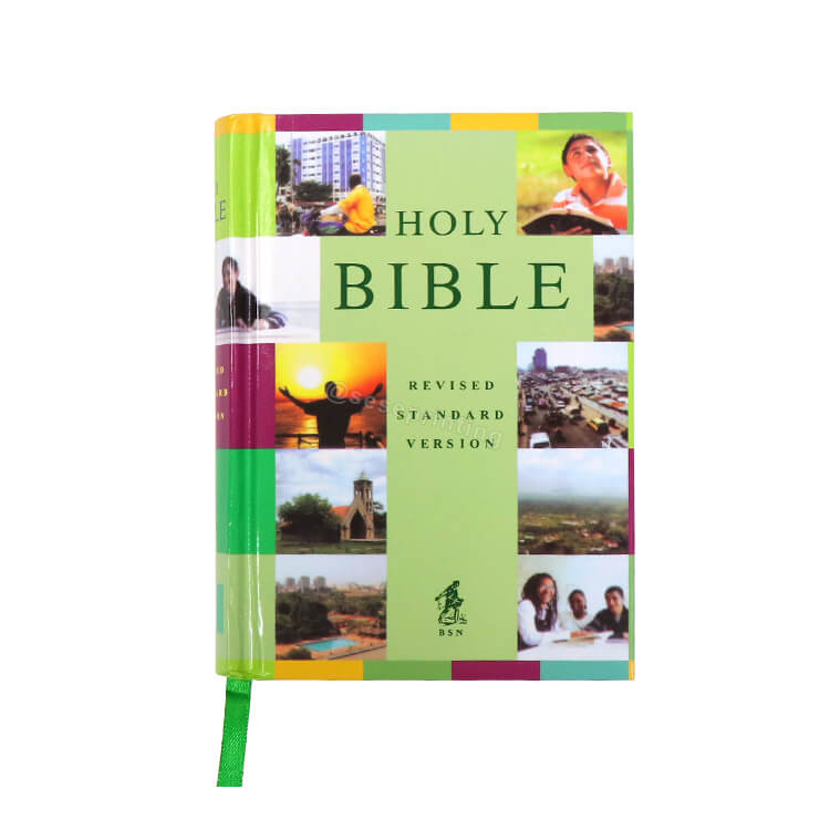 Custom Language Bible Book Printing Service Hardcover Holy Bible Book