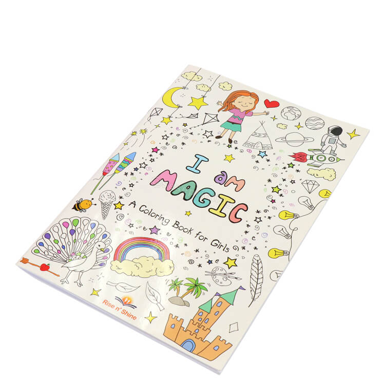 Custom Children Painting Book Printing Mandala Coloring Filling Book for Kids