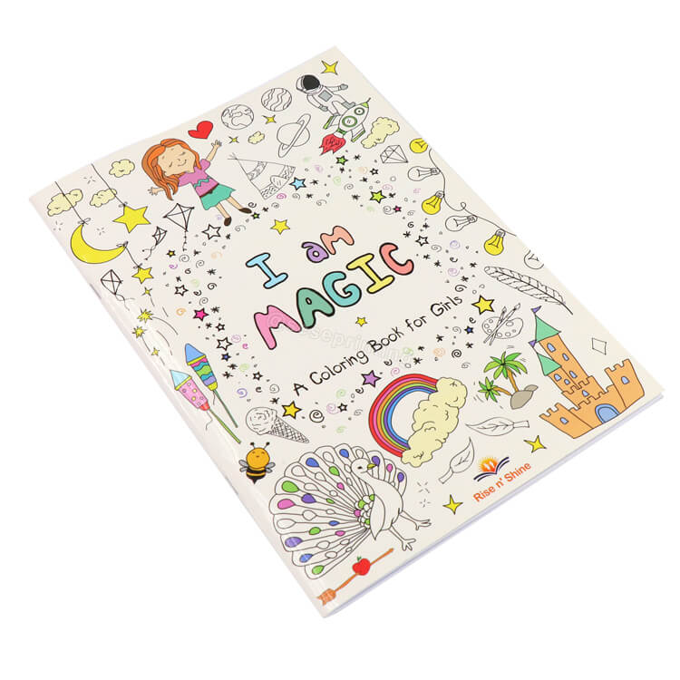 Custom Children Painting Book Printing Mandala Coloring Filling Book for Kids