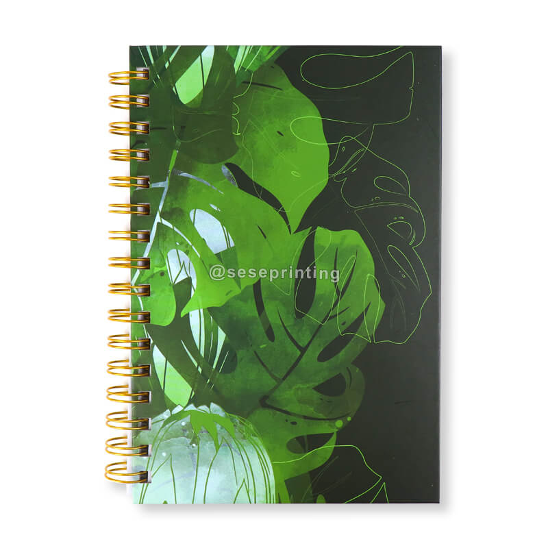 A5 Diary Note Book Hardcover Planners and Notebooks Custom Spiral Journal Notebook