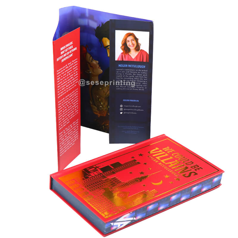 Custom Self-publishing Book Hardcover Sprayed Edges Novel Book Printing