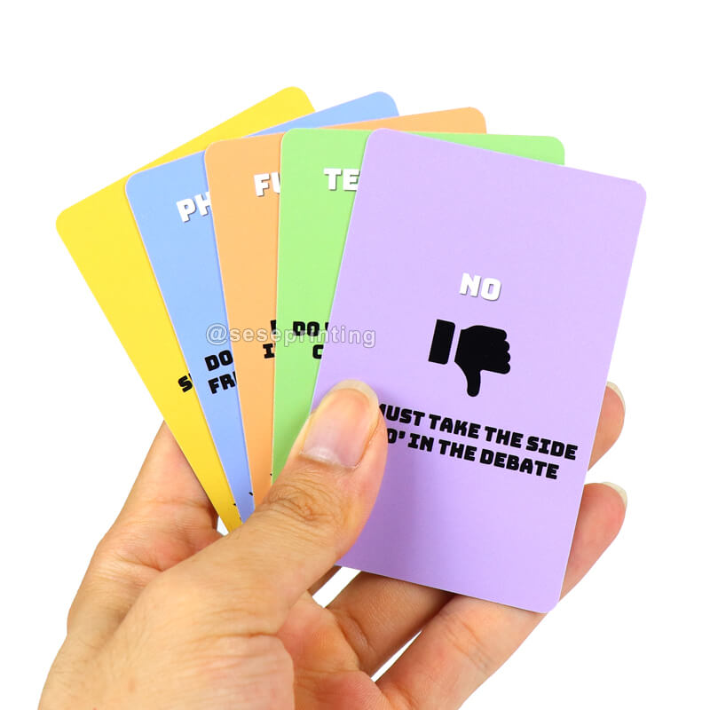 Custom Question Conversation Game Cards Couple Romantic Playing Card Case