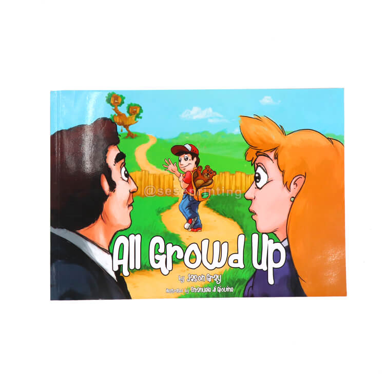 Custom Full Color Paperback Book Printing Children Book Kids Learning Book