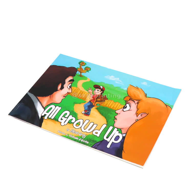 Custom Full Color Paperback Book Printing Children Book Kids Learning Book