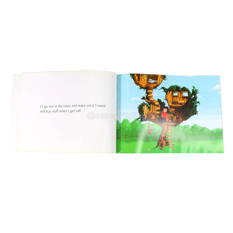 Custom Full Color Paperback Book Printing Children Book Kids Learning Book