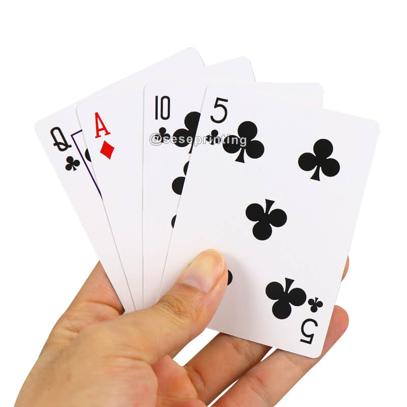 High Quality Logo Playing Card Set Custom Game Cards Paper Poker Cards