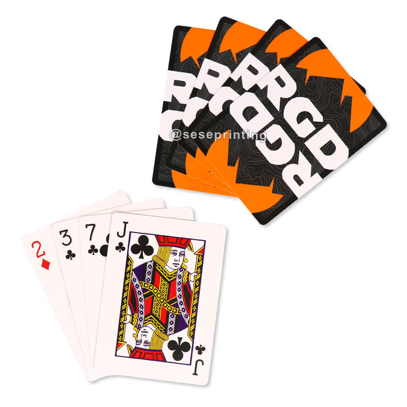 High Quality Logo Playing Card Set Custom Game Cards Paper Poker Cards