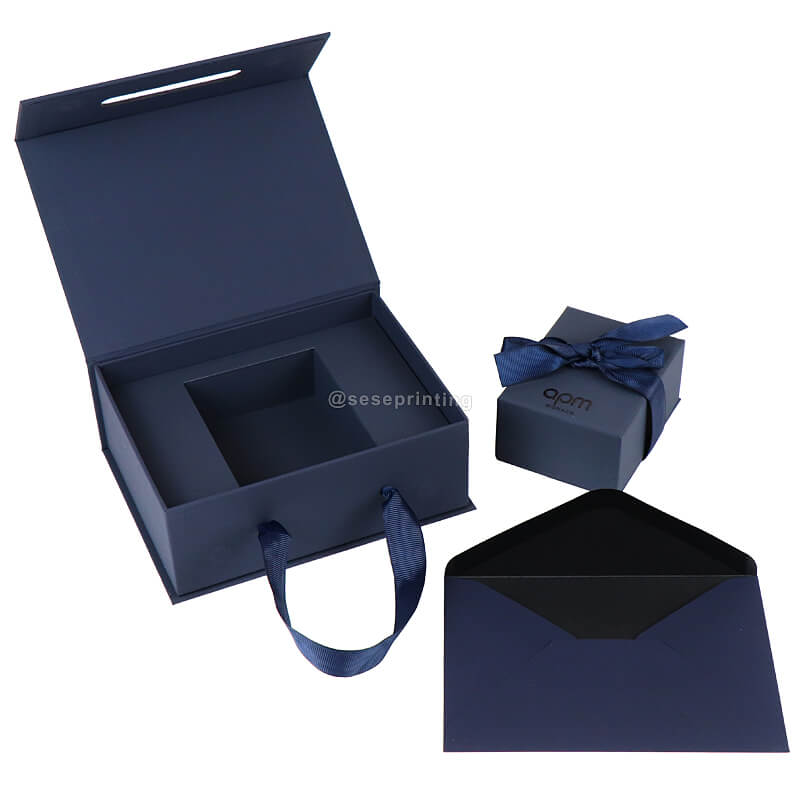 Custom Jewelry Box Storage Folding Paper Box Gift Ceremony Boxes Packaging Set