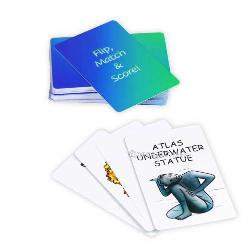 Eco-friendly Design Custom Learning Cards Educational Flash Cards Printing Image Flashcard for Children