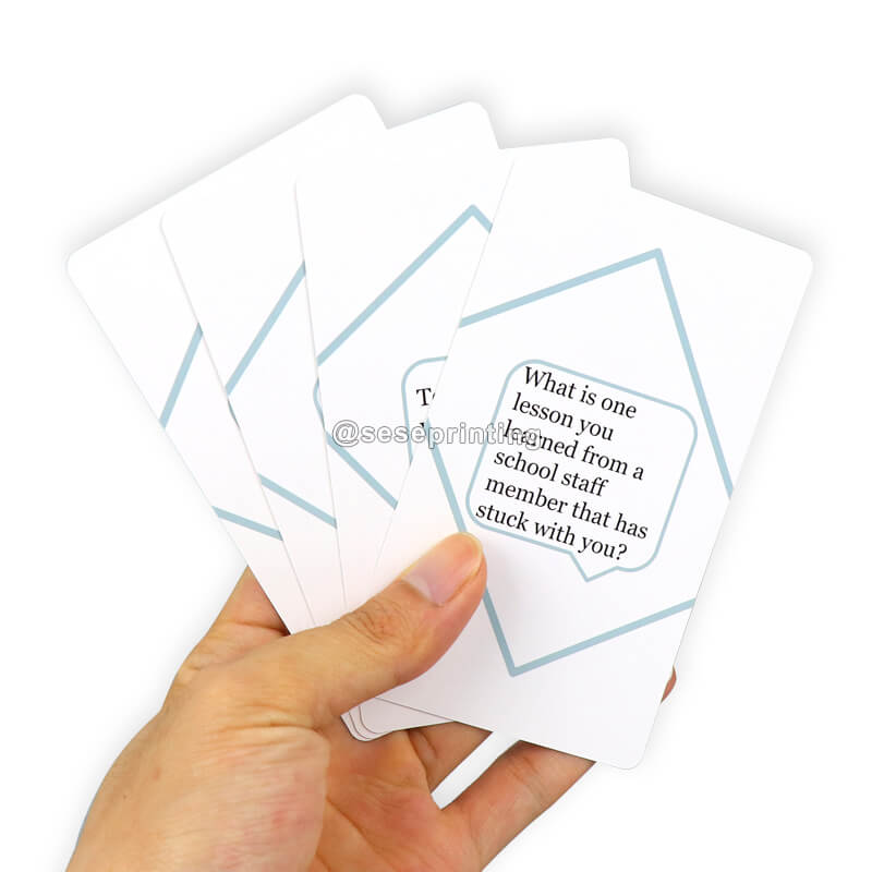 Custom Adult Conversation Cards Family Card Game Manufacturers